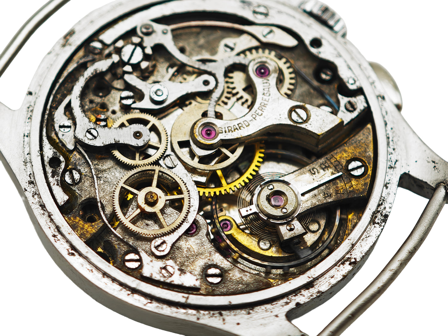 ジラール・ペルゴ ワンプッシュクロノ ドクターズパルセーション Cal. Valjoux 23 / Girard-Perregaux Monopusher Doctors Pulsation