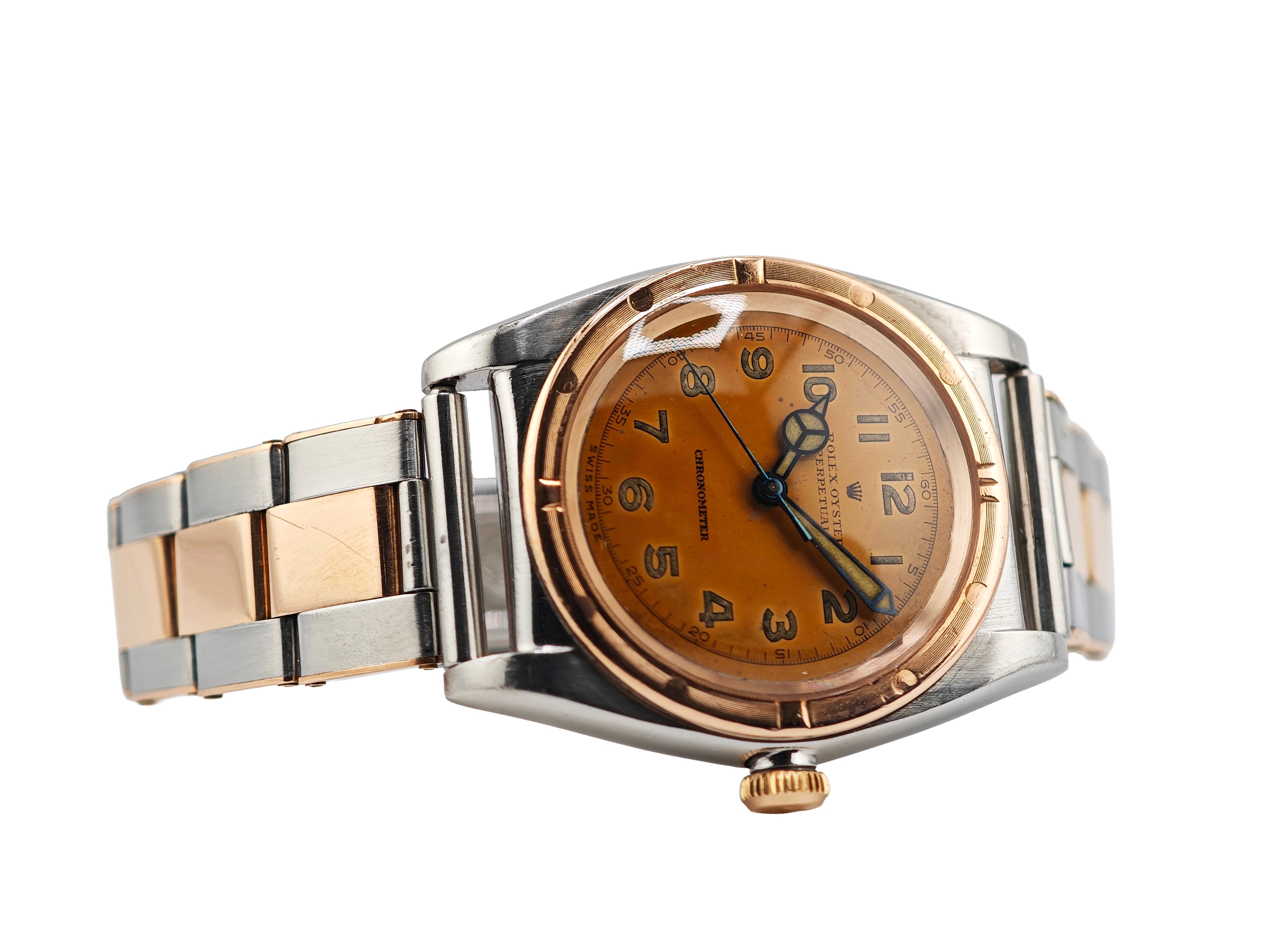 ロレックス バブルバック ピンクゴールドコンビ Ref.3372 / ROLEX Bubbleback