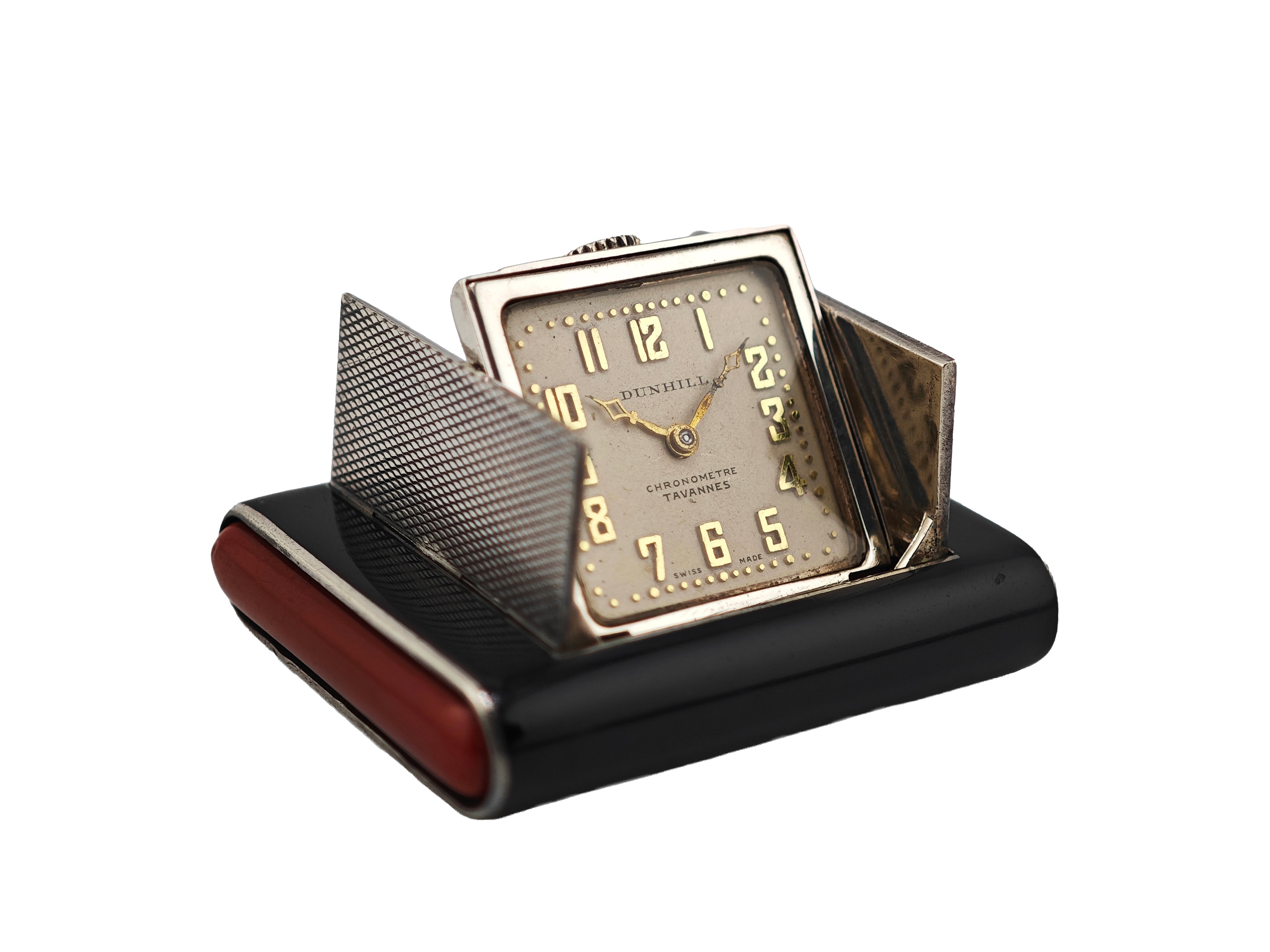 ダンヒル ラ・キャプティヴ トラベルパースウォッチ Ref.825925\2857 / Dunhill La Captive Lacquer Travel Watch 30&