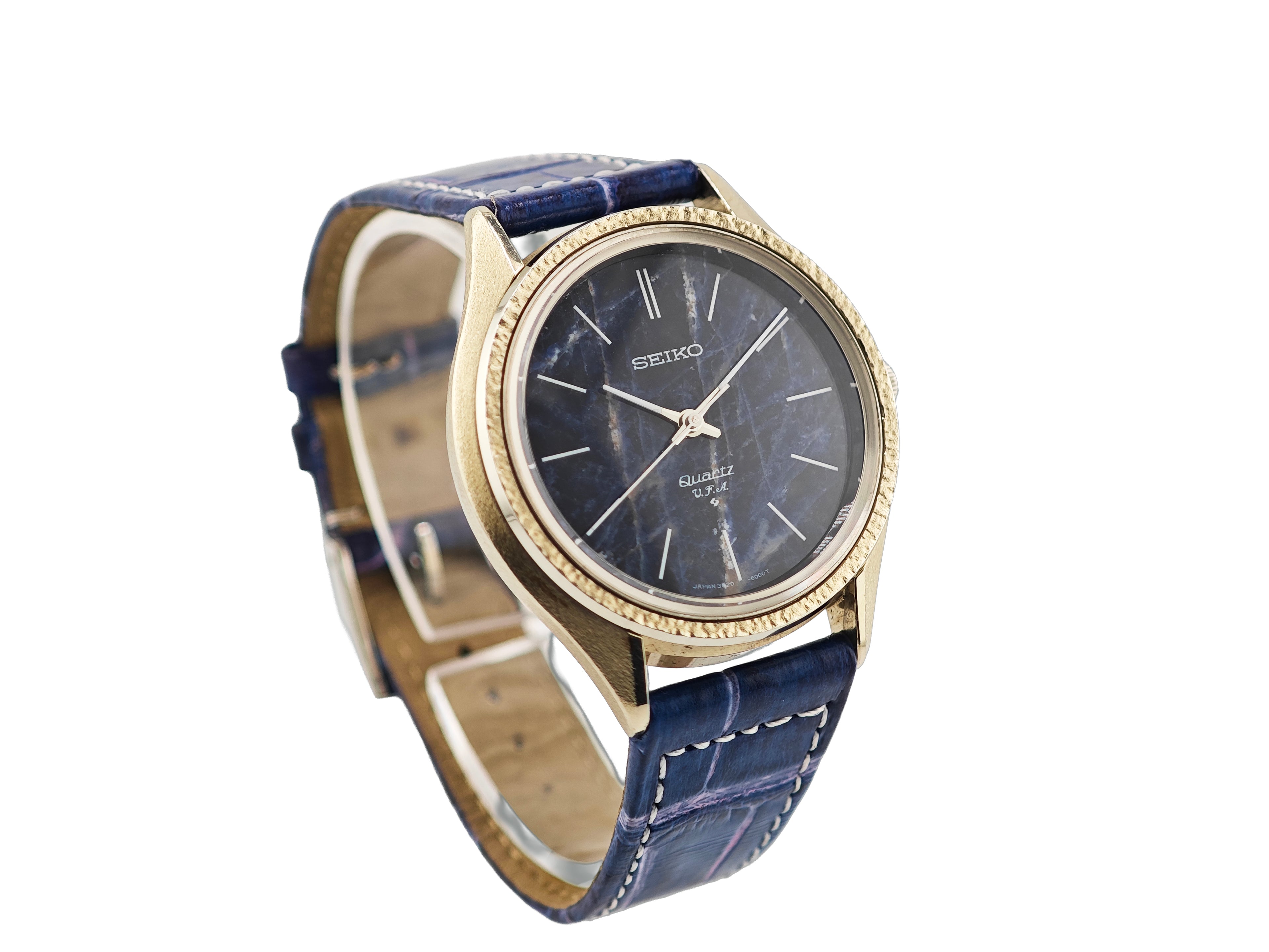 セイコー V.F.A.Quartz ソーダライトダイアル Ref.3820-6000 / SEIKO V.F.A. STONE DIAL 1973’s