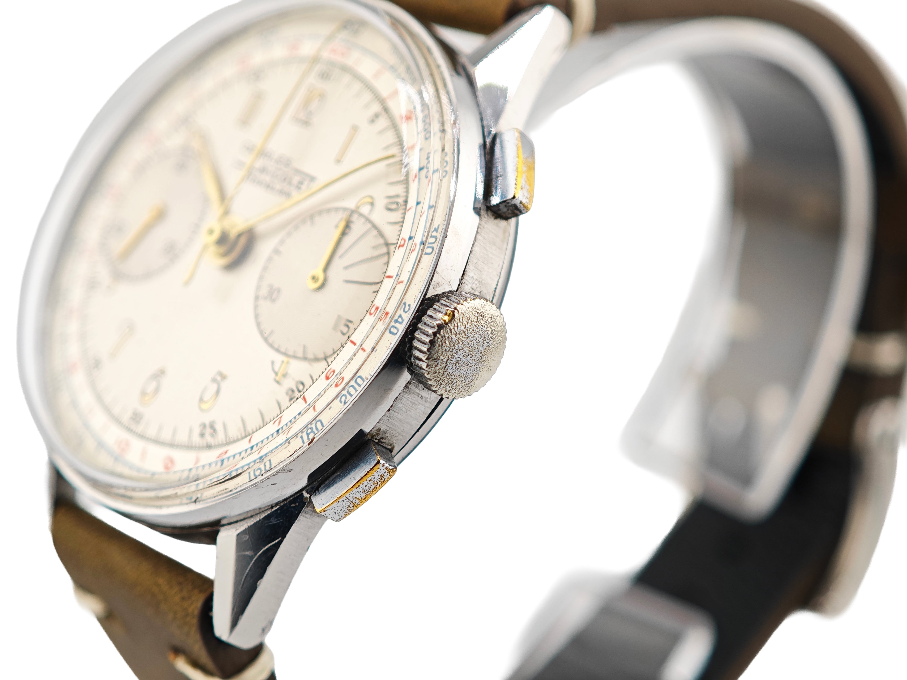 チャールス・ニコレット・トラメラン クロノグラフ Ref.144 Cal.Landeron 39 / Charles Nicolet Tramelan Chronograph