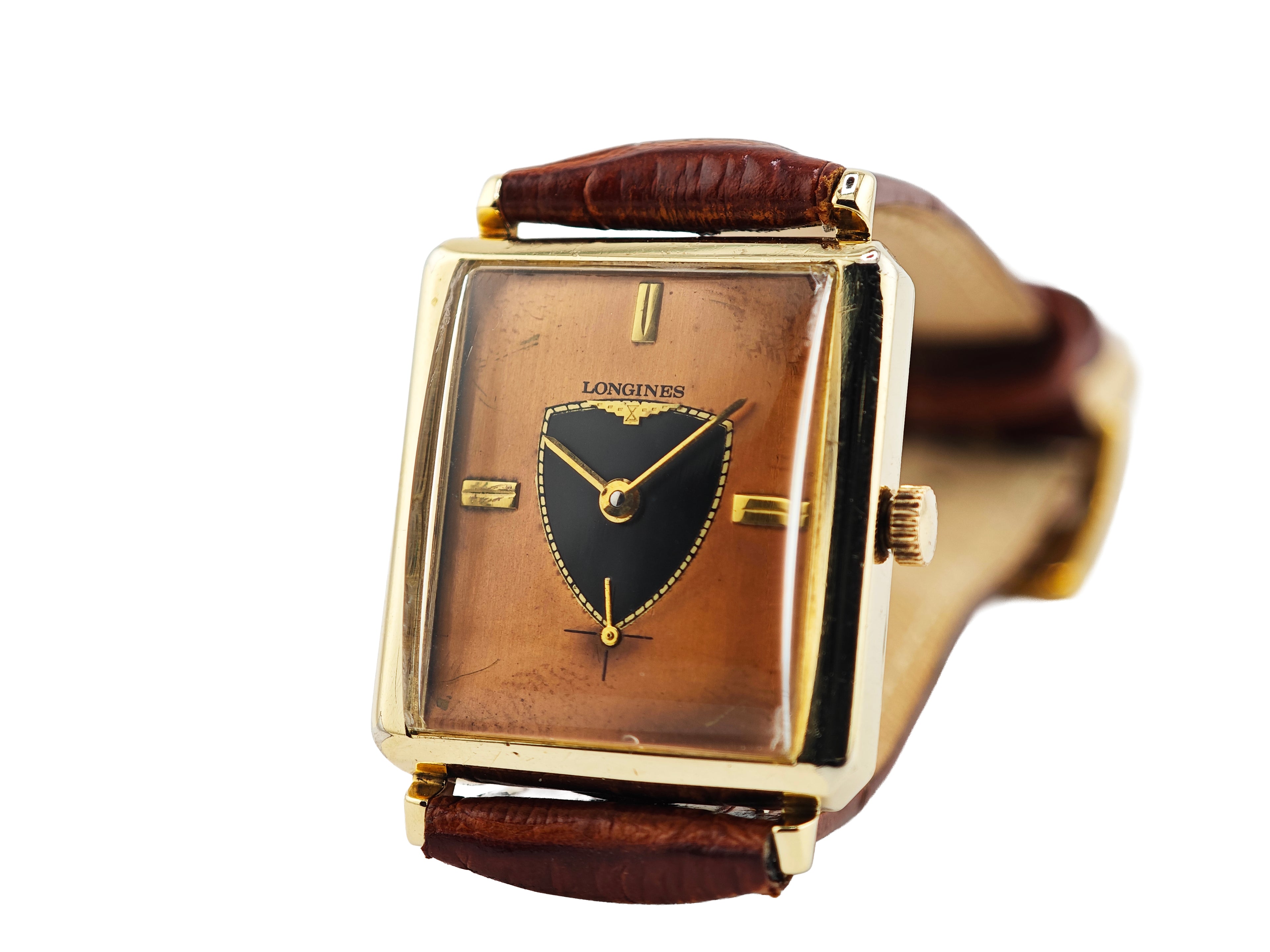 ロンジン アールデコ カッパーダイアル Cal. 370  / LONGINES Artdeco