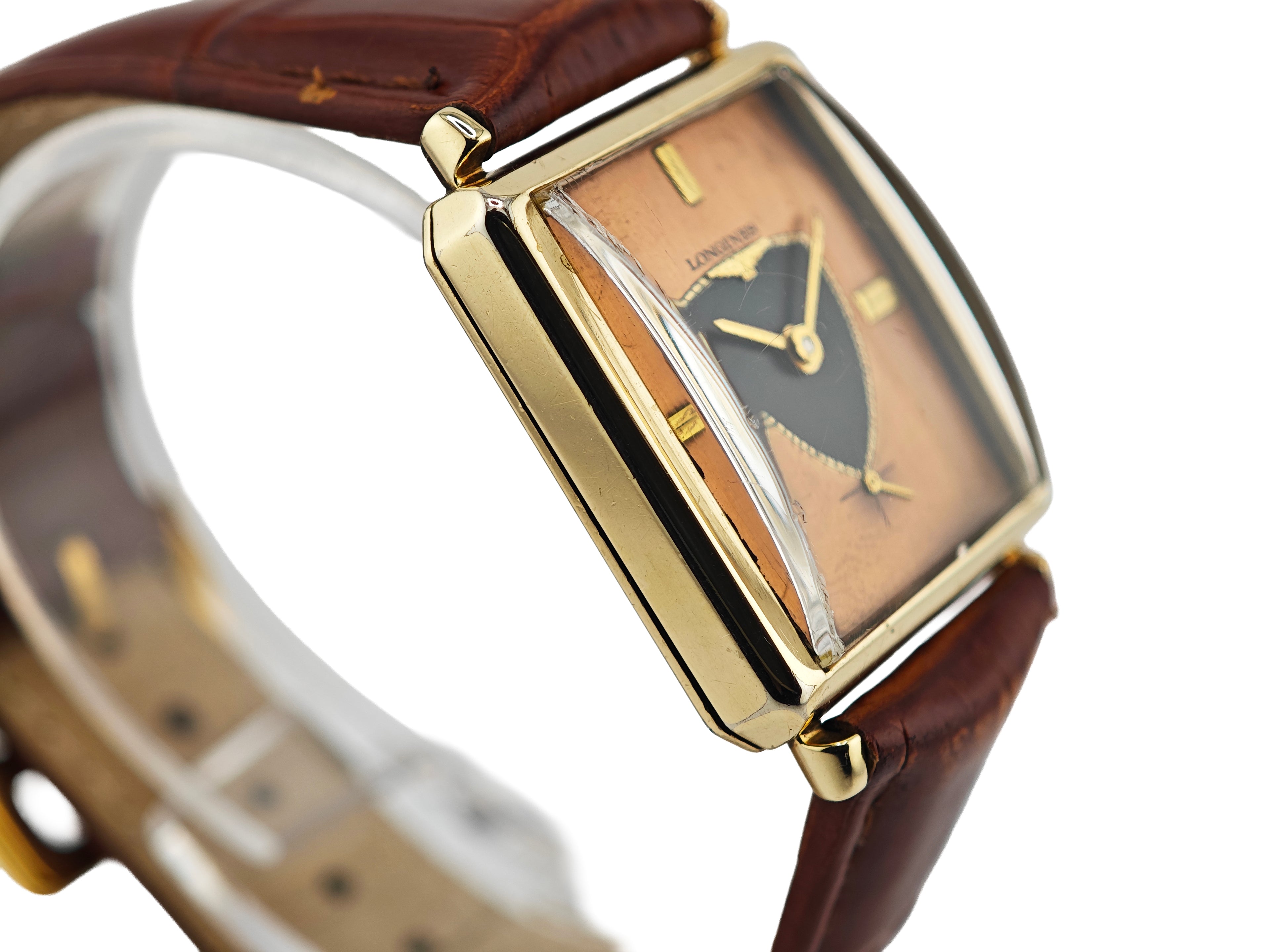 ロンジン アールデコ カッパーダイアル Cal. 370  / LONGINES Artdeco