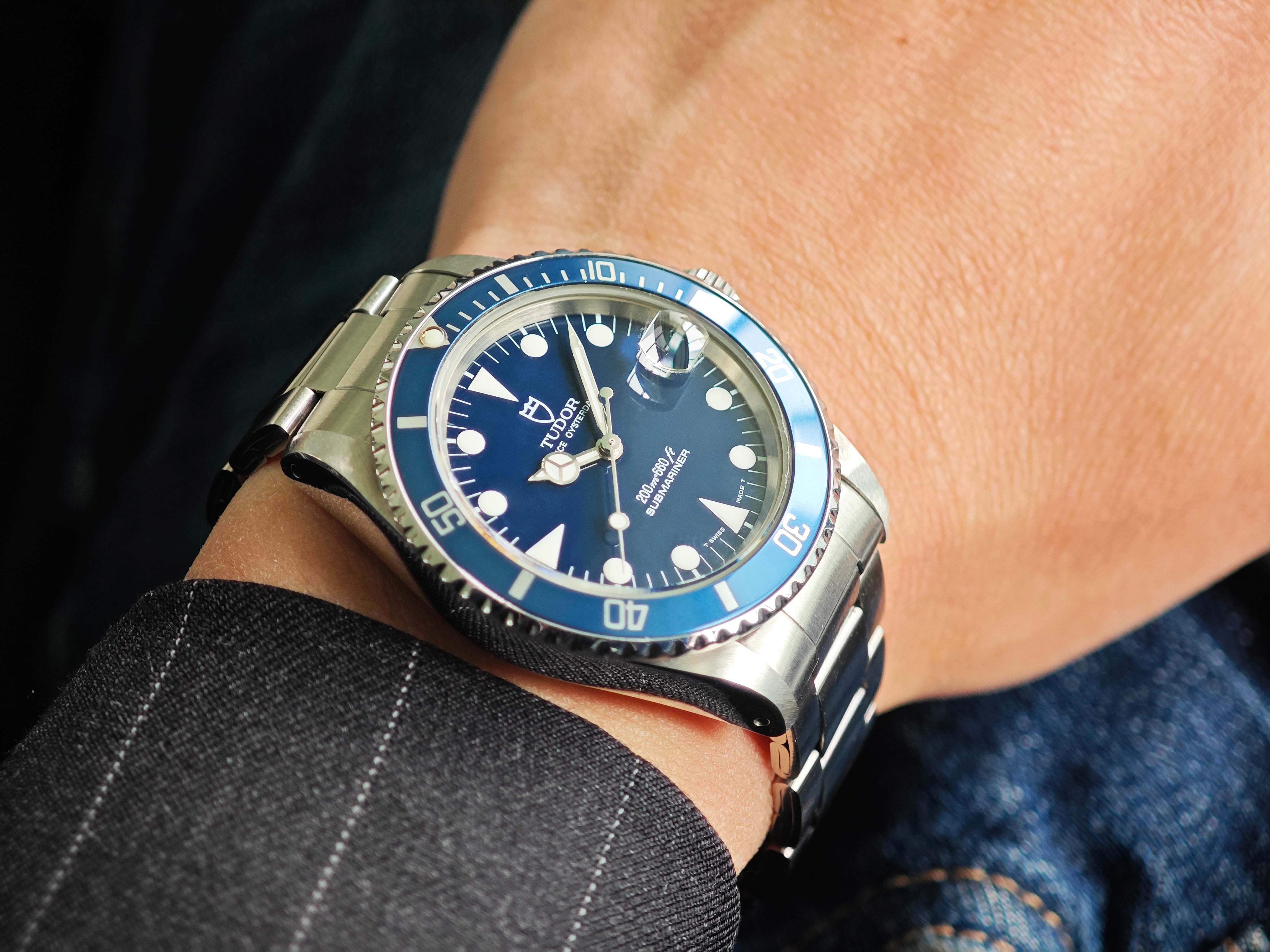 チューダー 青サブマリーナー 36mm / TUDOR SUBMARINER BLUE Ref.75090
