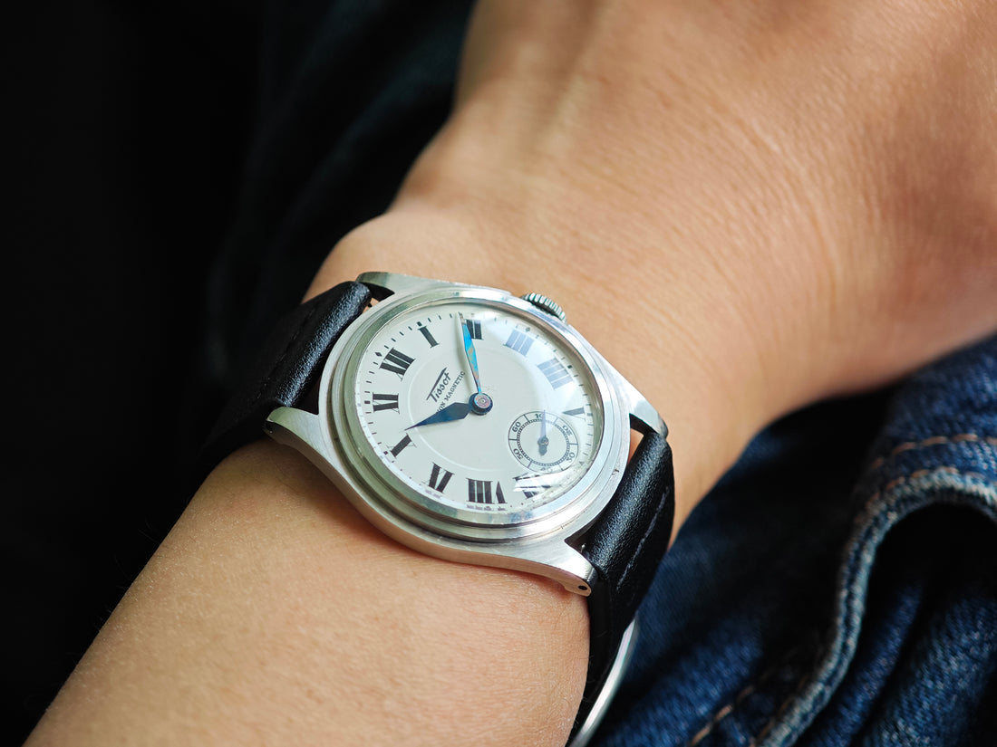 ティソ ポーセリンダイヤル  Cal.27 / Tissot Non-Magnetic Small Second 30&