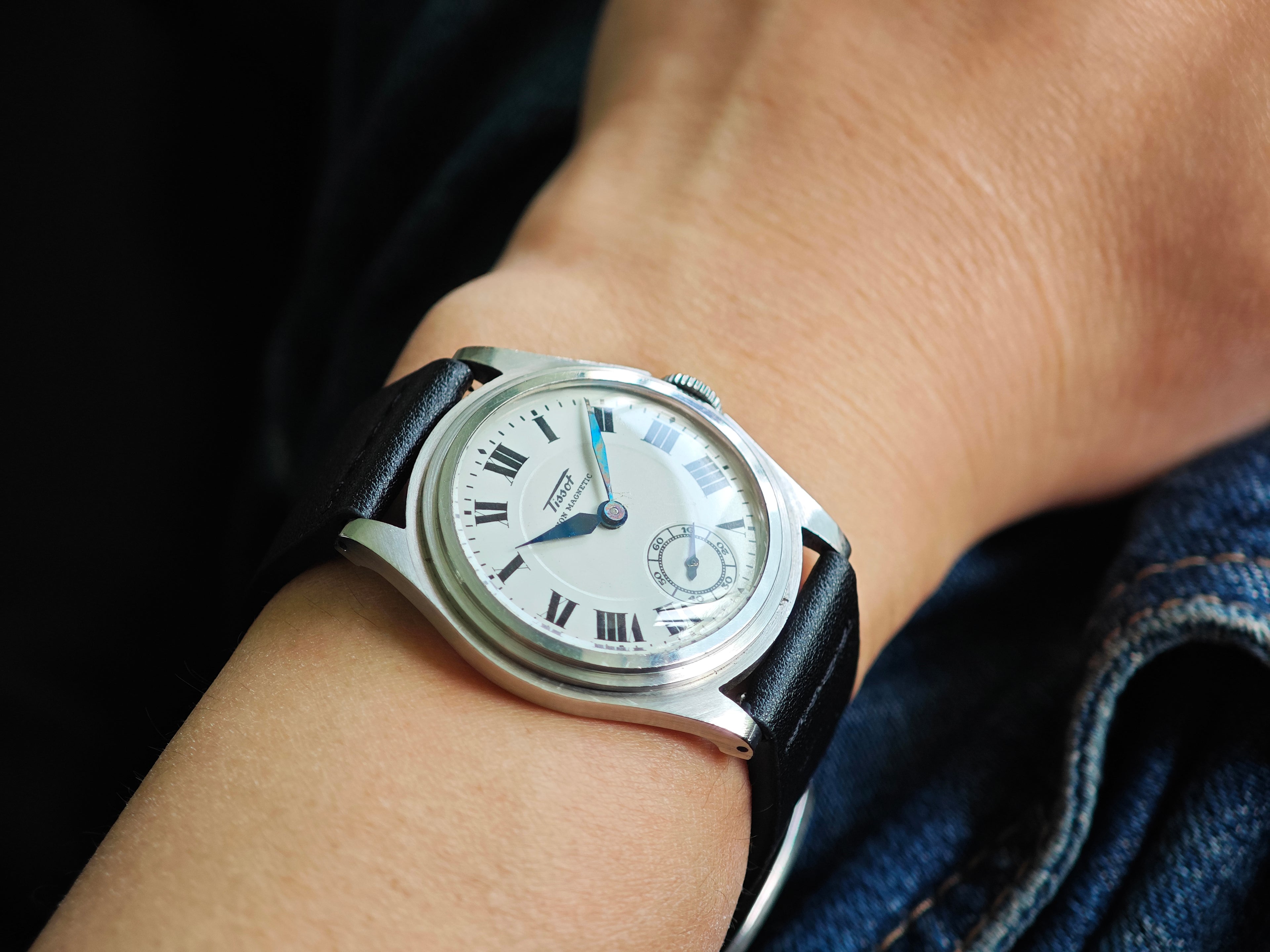 ティソ ポーセリンダイヤル  Cal.27 / Tissot Non-Magnetic Small Second 30&