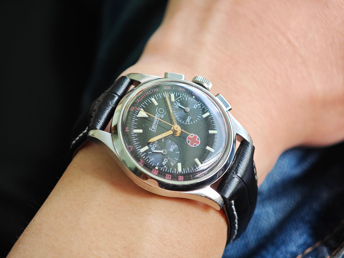 【商談中 on HOLD】エベラール コントグラフ Ref.31015 / Eberhard &amp; Co. Contograf 60&