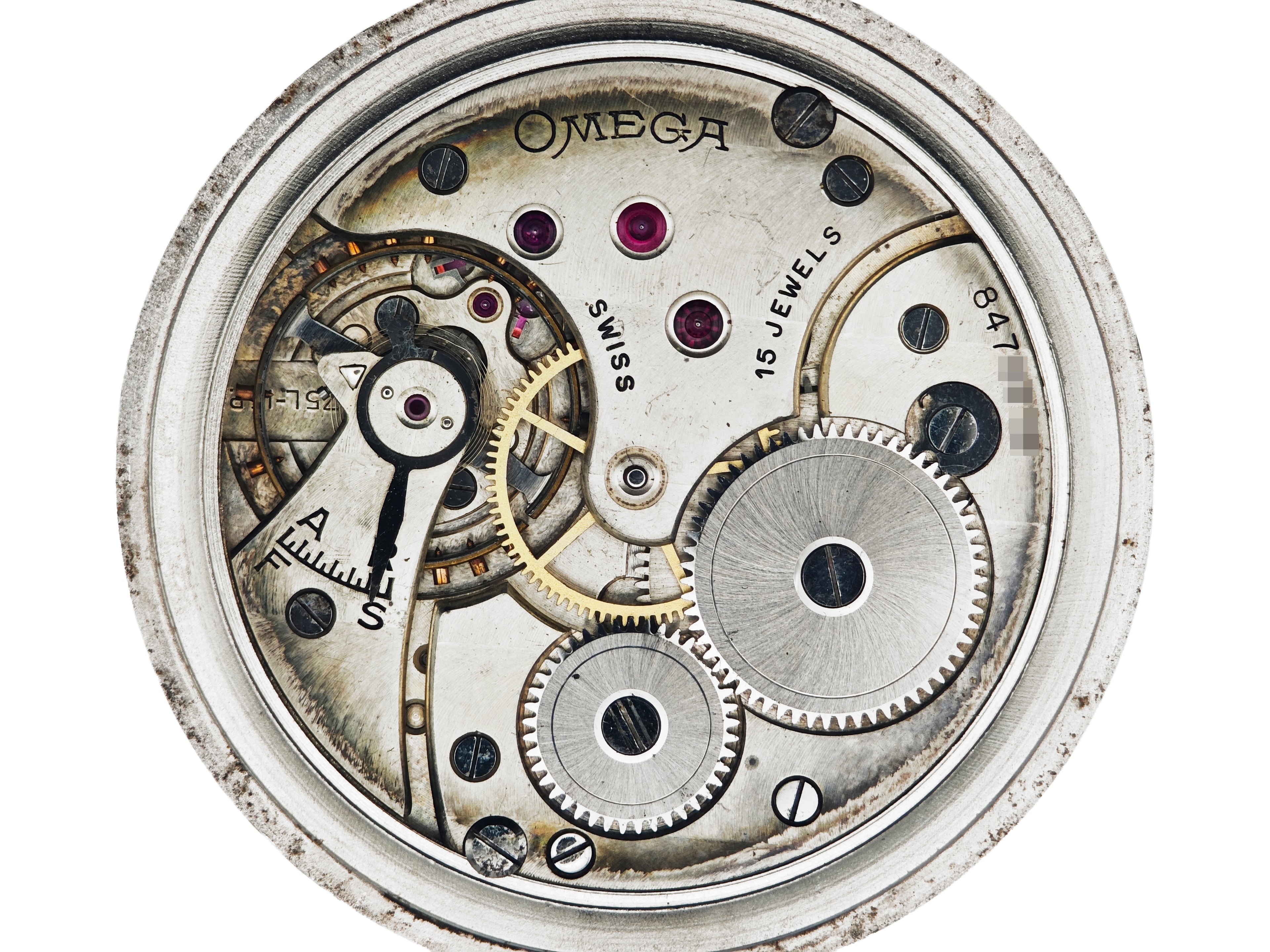 オメガ 懐中時計 Cal.37.5L-15P / OMEGA pocketwatch 30&