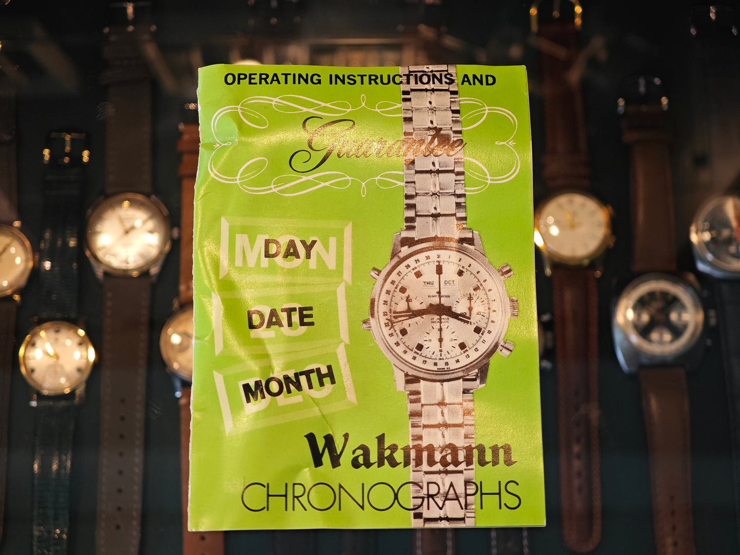 ワックマン Ref.71.1309.70 Cal.Valjoux 730 / Wakmann Triple Date Chronograph 70&