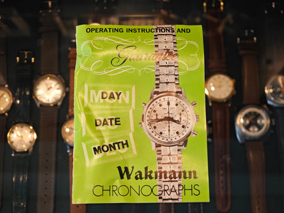 ワックマン Ref.71.1309.70 Cal.Valjoux 730 / Wakmann Triple Date Chronograph 70&