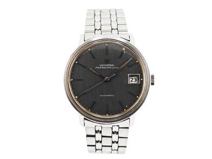 ユニバーサル・ジュネーブ ポールルーター デイト Cal.69 / Universal Genève Polerouter date grey slate dial 60&