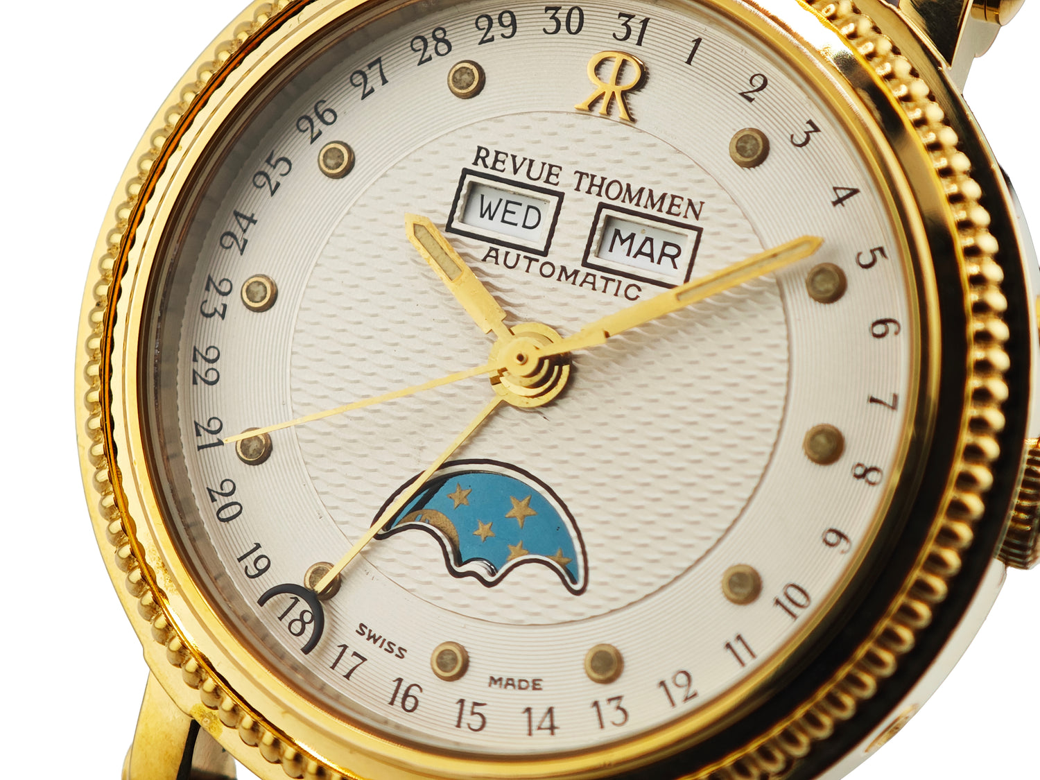 レビュートーメン トリプルカレンダー ムーンフェイズ / Revue Thommen Triple Date Moonphase 90&
