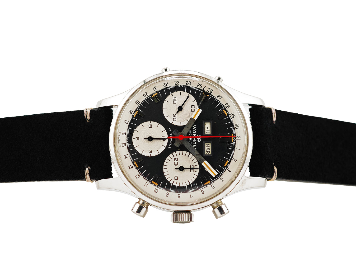 ワックマン Ref.71.1309.70 Cal.Valjoux 730 / Wakmann Triple Date Chronograph 70&