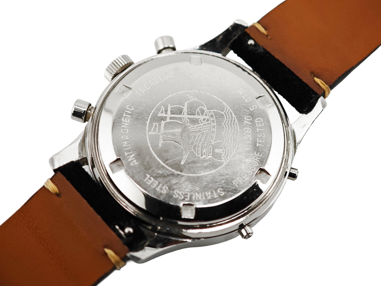 ワックマン Ref.71.1309.70 Cal.Valjoux 730 / Wakmann Triple Date Chronograph 70&