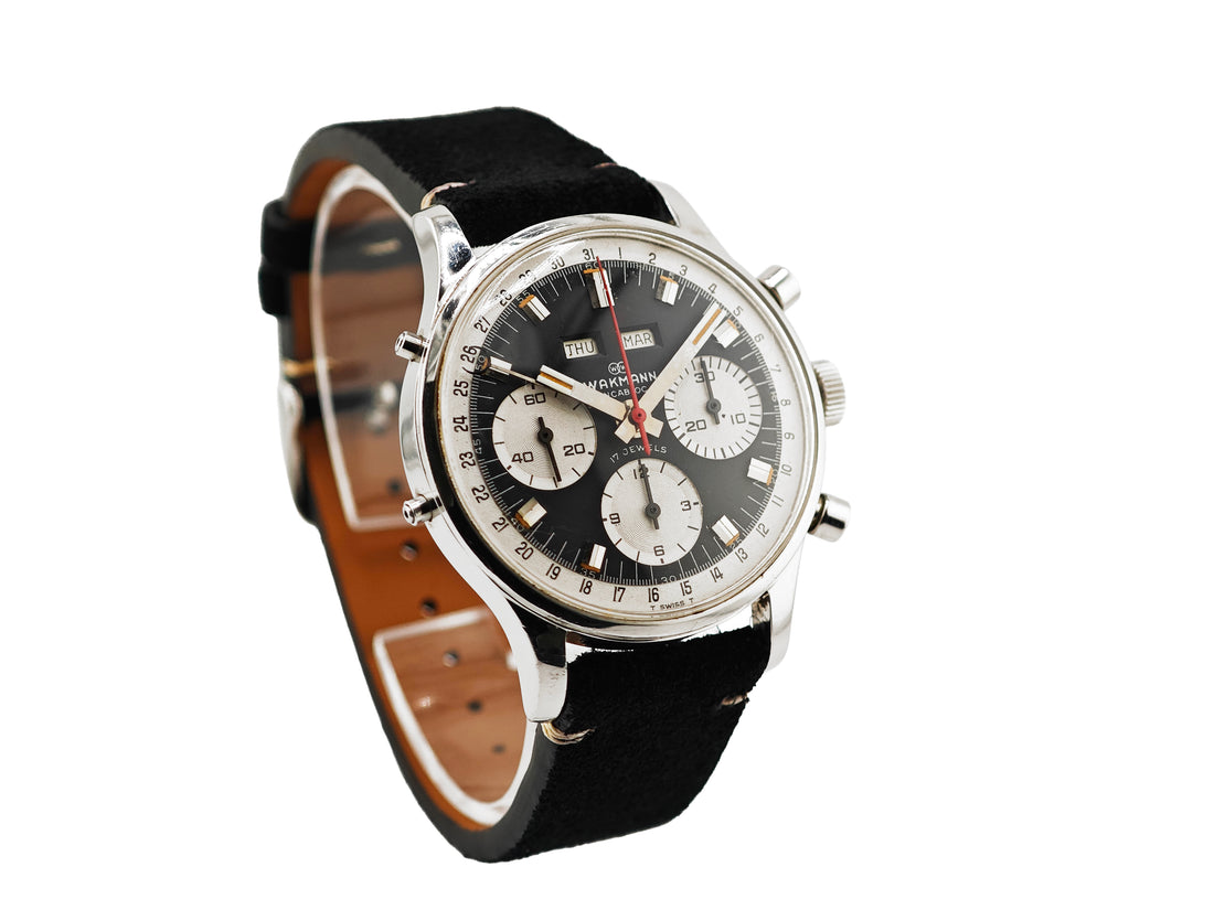 ワックマン Ref.71.1309.70 Cal.Valjoux 730 / Wakmann Triple Date Chronograph 70&