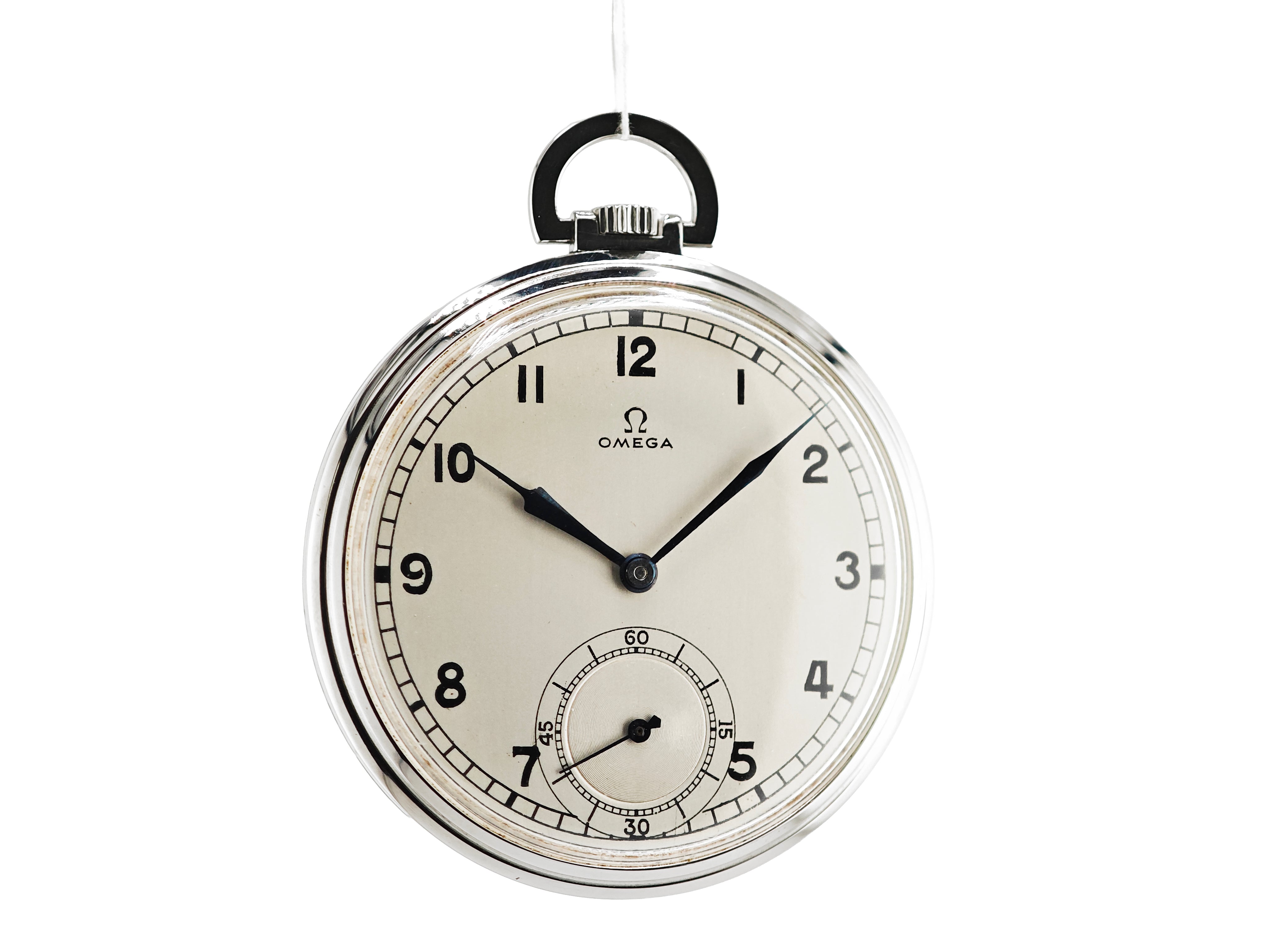 動作品 BUREN GRAND PRIX CHRONOMETRE 手巻式懐中時計 Cal.30 15石 青針 ニッケルケース スモセコ ブレゲ針 ビンテージ 札幌市 清田区 平岡 Ｔ Montres Breguet | クイーン・オブ・ネイプルズコレクションに斬新な針