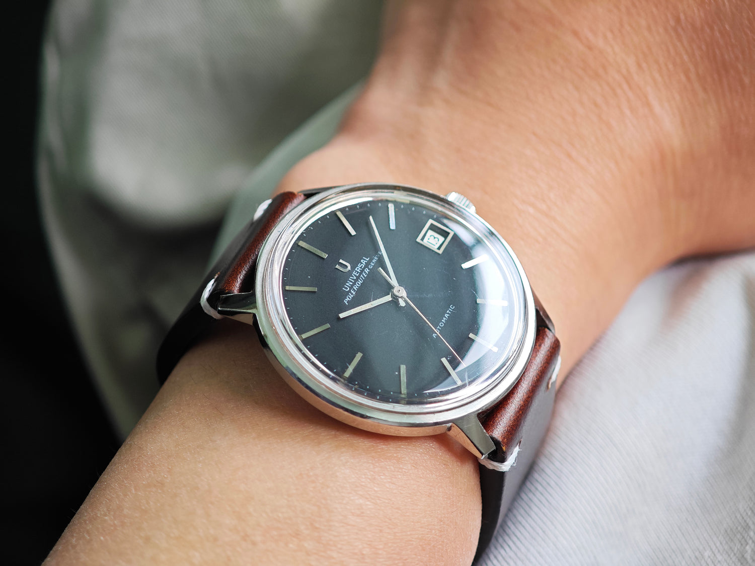 ユニバーサルジュネーブ ポールルーターデイト Ref.869114/08 / Universal Geneve Polerouter Geneve