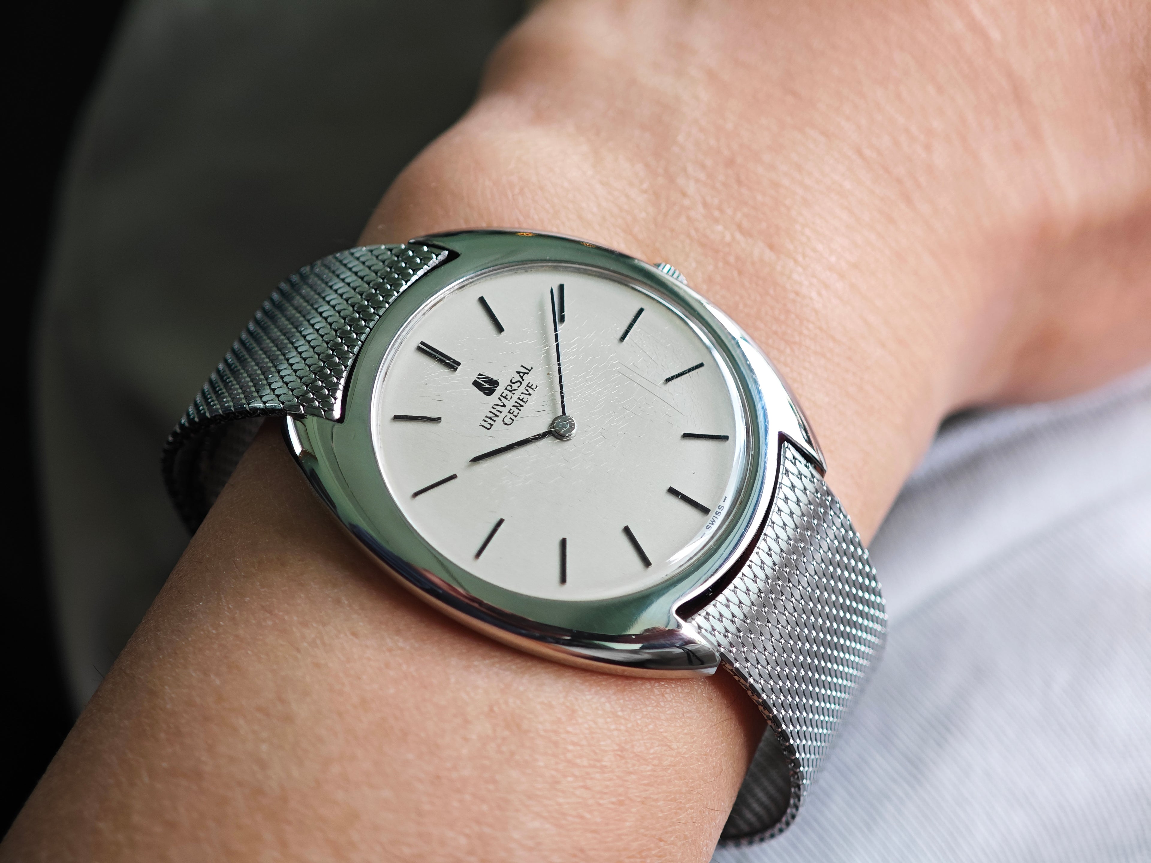 ユニバーサルジュネーブ ホワイトシャドウ Ref.842111/ UNIVERSAL GENEVE White shadow 70&