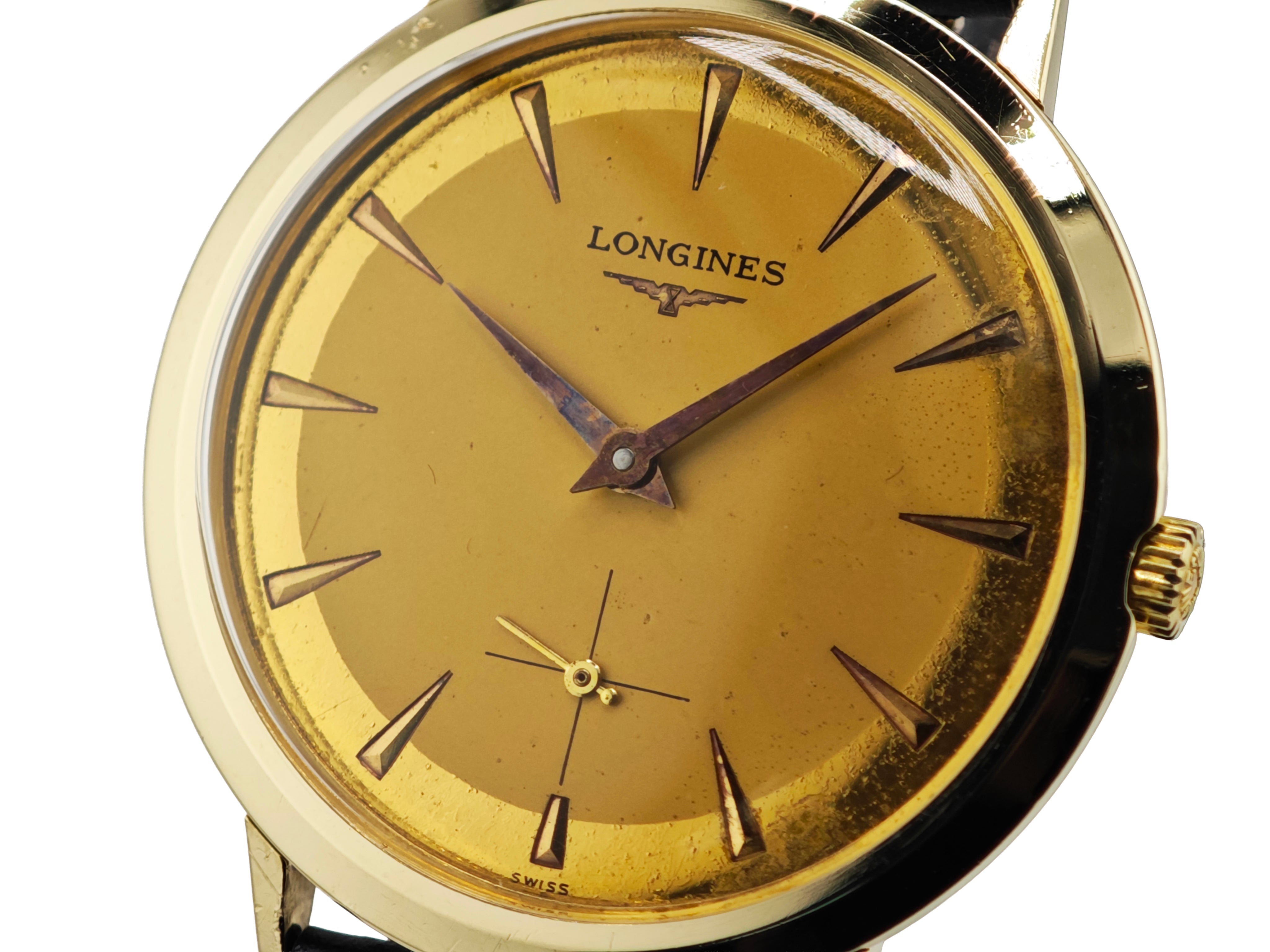 ロンジン ツートンダイヤル Ref.1048 / LONGINES Small Seconds 50's