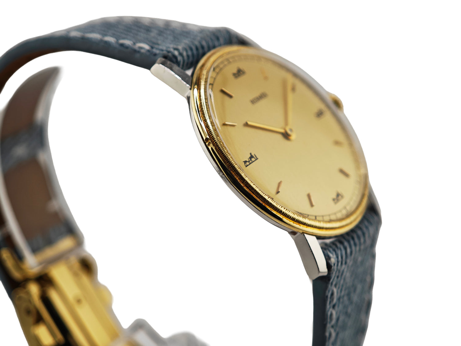 エルメス ミルグレイン Cal. Peseux 7001  / HERMÈS Millgrain Bezel 70&