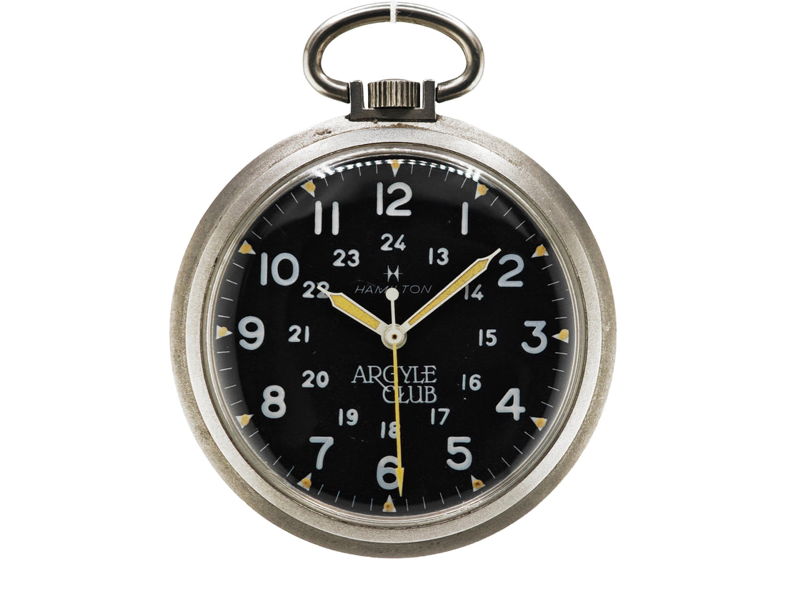 ハミルトン × アーガイルクラブ 懐中時計 / HAMILTON × ARGYLE CLUB Military Pocket Watch