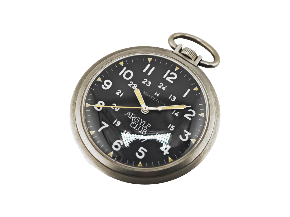 ハミルトン × アーガイルクラブ 懐中時計 / HAMILTON × ARGYLE CLUB Military Pocket Watch