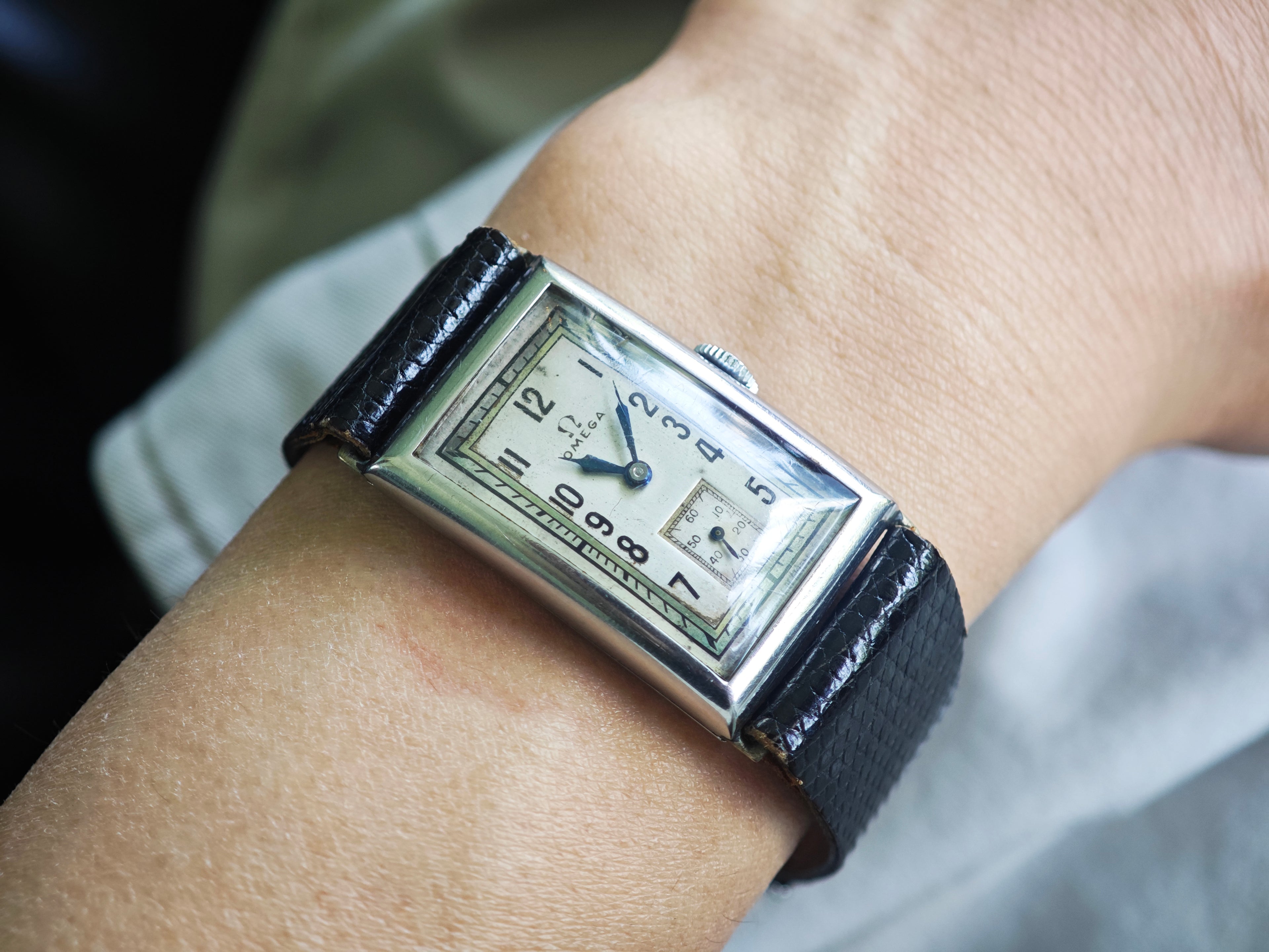 オメガ Cal.T17 メンズサイズ / OMEGA Rectangular Art Deco 30&