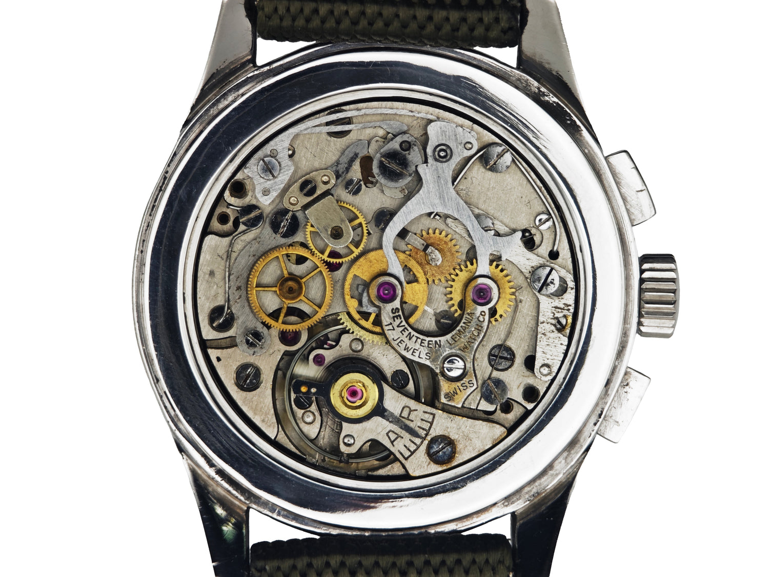 レマニア マルチタキメーター クロノグラフ / LEMANIA Multi-Tachymeter Chronograph (Snail Dial) 40&