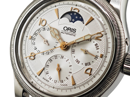 オリス ビッグクラウン コンプリケーション Ref.01 581 7566  / ORIS 7566 Complication Moonphase