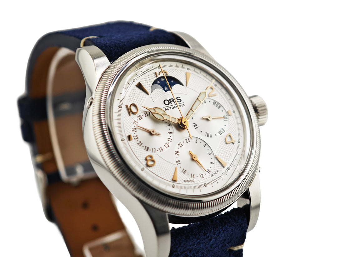 オリス ビッグクラウン コンプリケーション Ref.01 581 7566  / ORIS 7566 Complication Moonphase