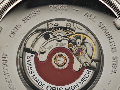 オリス ビッグクラウン コンプリケーション Ref.01 581 7566  / ORIS 7566 Complication Moonphase