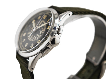 レマニア マルチタキメーター クロノグラフ / LEMANIA Multi-Tachymeter Chronograph (Snail Dial) 40&