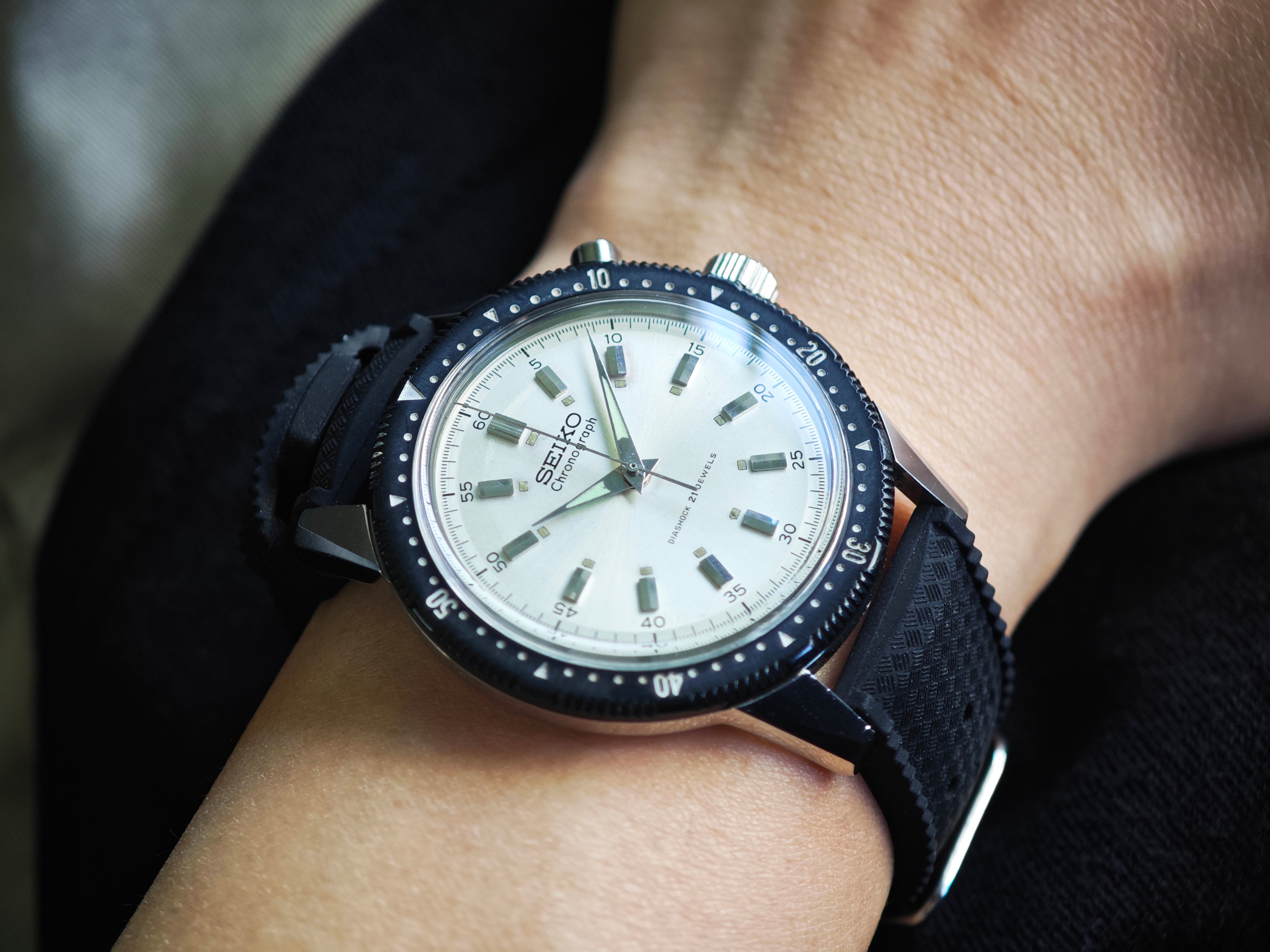 セイコー ワンプッシュ クロノグラフ / SEIKO Monopusher Chronograph 60&