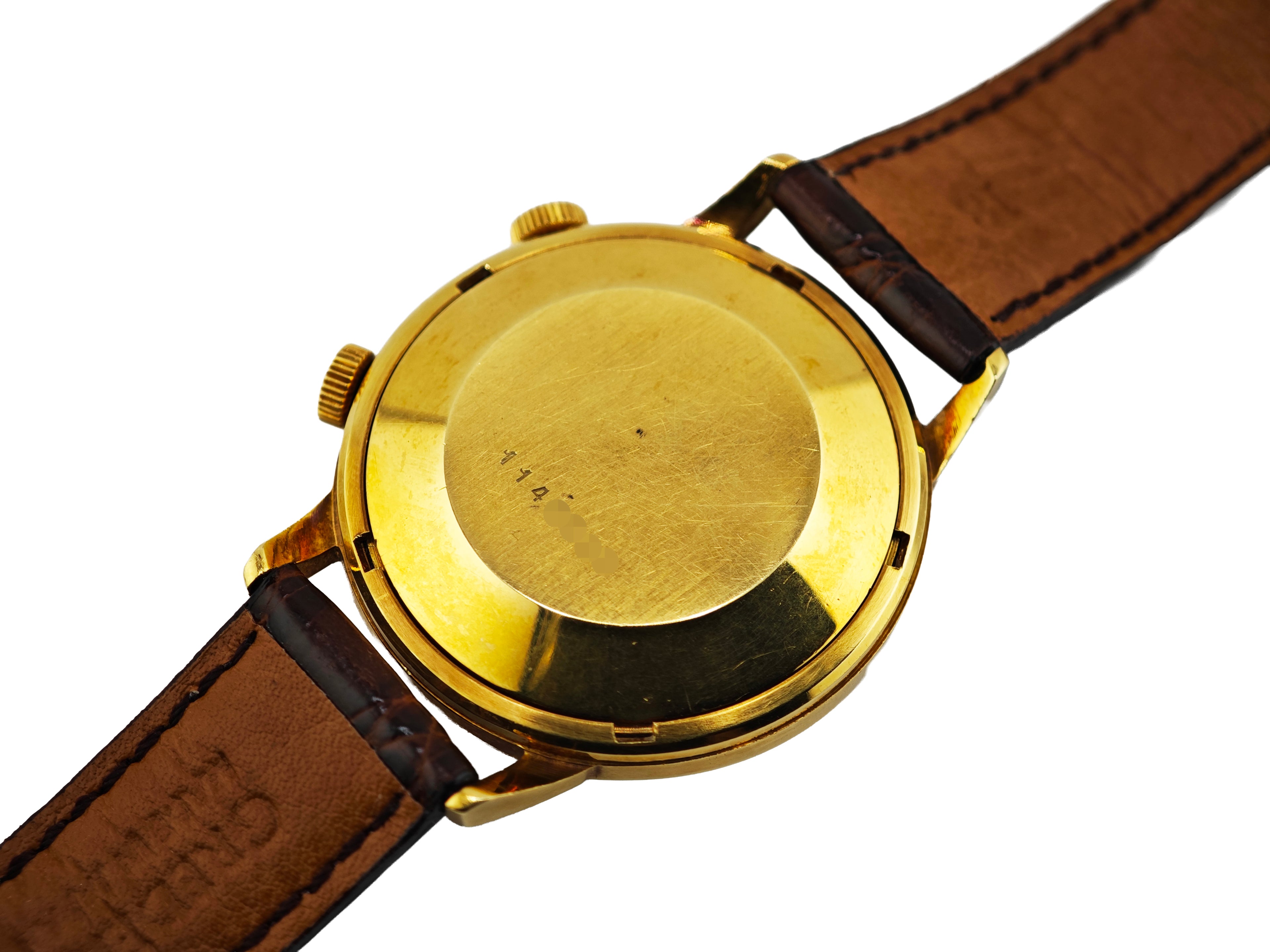 ダンヒル（ジャガールクルト）メモボックス 18K無垢 / DUNHILL (Manufactured by Jaeger-LeCoultre) Memovox Alarm Date 60&