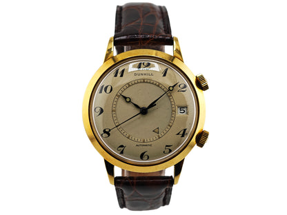 ダンヒル（ジャガールクルト）メモボックス 18K無垢 / DUNHILL (Manufactured by Jaeger-LeCoultre) Memovox Alarm Date 60&