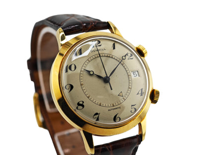 ダンヒル（ジャガールクルト）メモボックス 18K無垢 / DUNHILL (Manufactured by Jaeger-LeCoultre) Memovox Alarm Date 60&