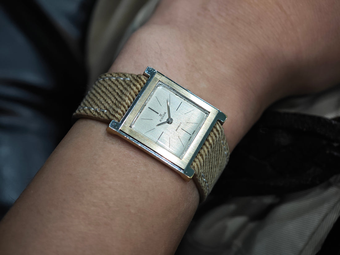 エドックス タンク スクエア  / EDOX Tank Square Vintage