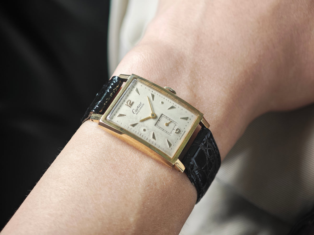 カルティエ by モバード レクタンギュラー / Cartier by Movado tank 14K 40&
