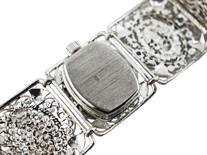 キャスパー 銀無垢 フィリグリー / KASPER Egyptian Revival Filigree Bracelet Watch