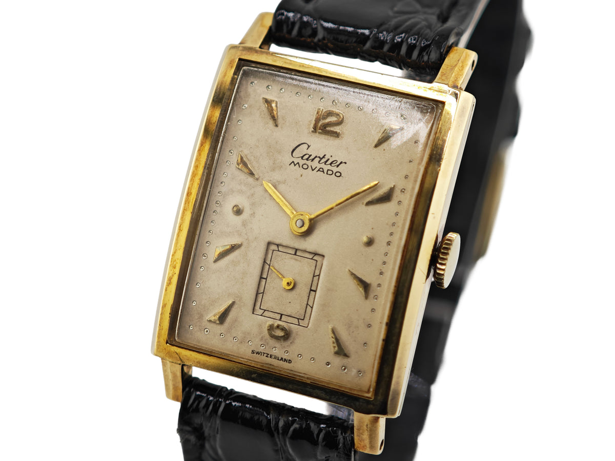 カルティエ by モバード レクタンギュラー / Cartier by Movado tank 14K 40&