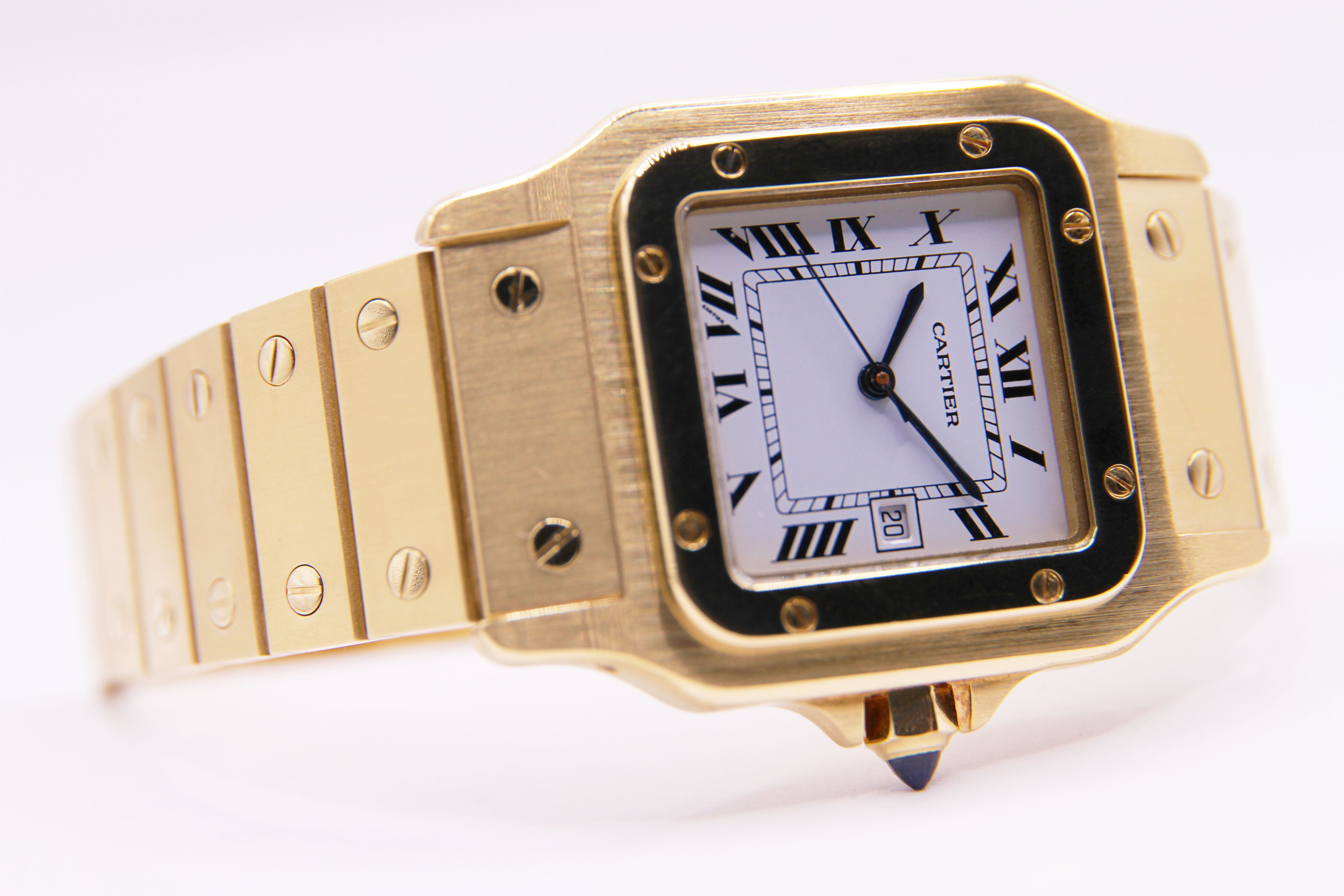 カルティエ サントスガルベLM K18無垢 / CARTIER Santos Galbee LM YELLOW GOLD Ref.2960