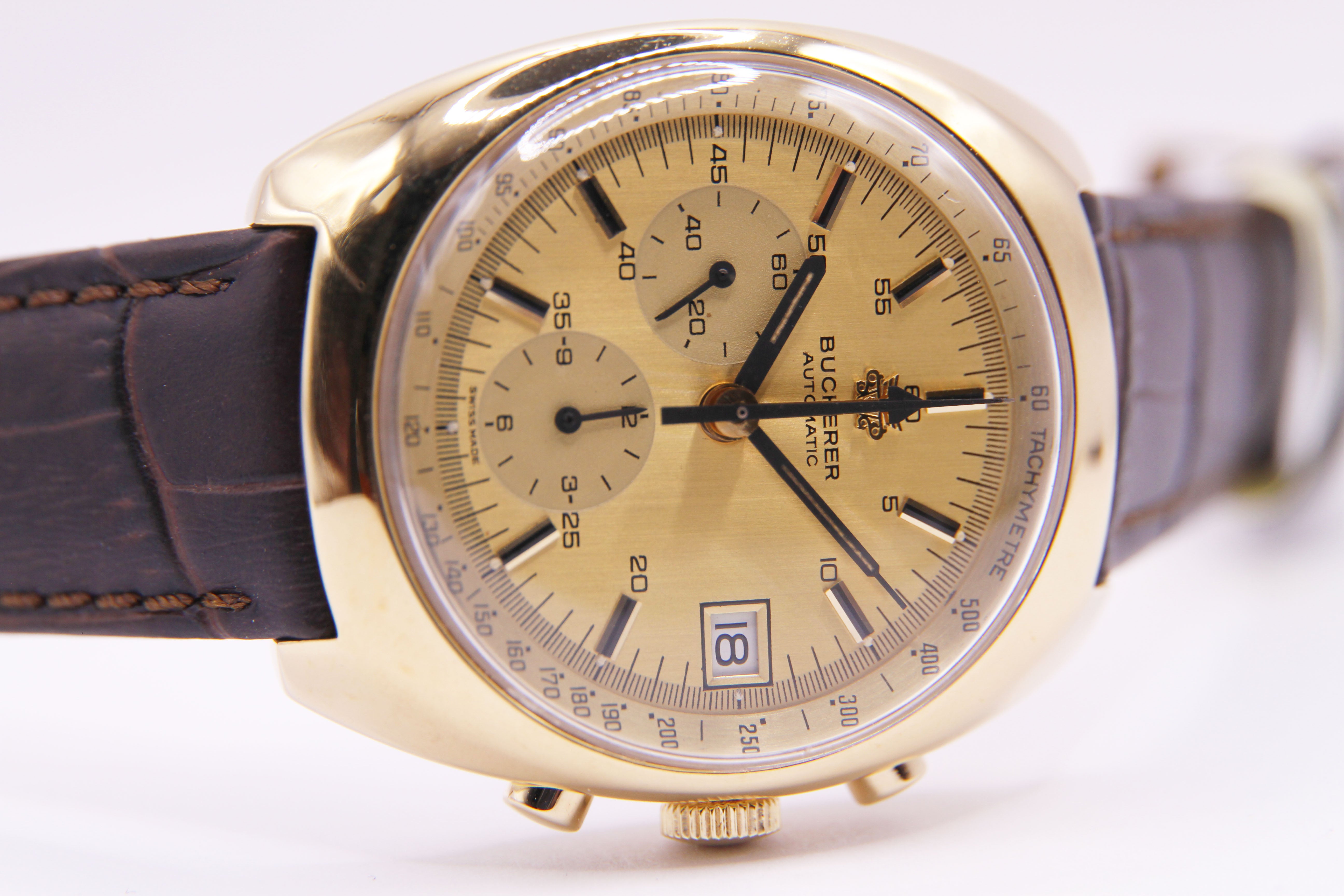 ブヘラ ヴィンテージクロノグラフ / Bucherer Vintage Chronograph Ref.5803 Cal.Lemania1340