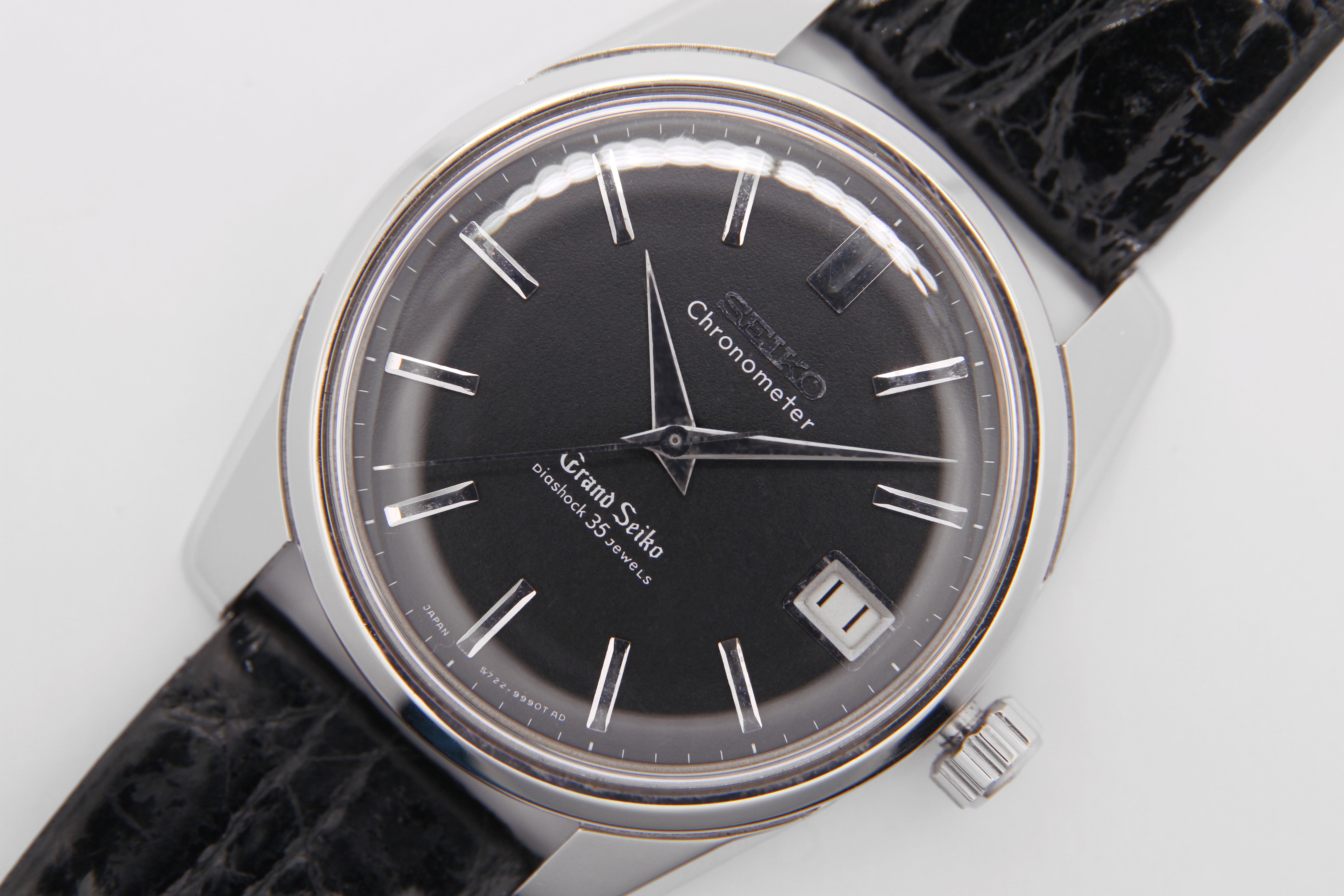 グランドセイコー 2ndモデル 後期 セルフデーター マットブラック / GRAND SEIKO SELFDATER 2nd MODEL  Ref.5722-9990 Cal.5722B