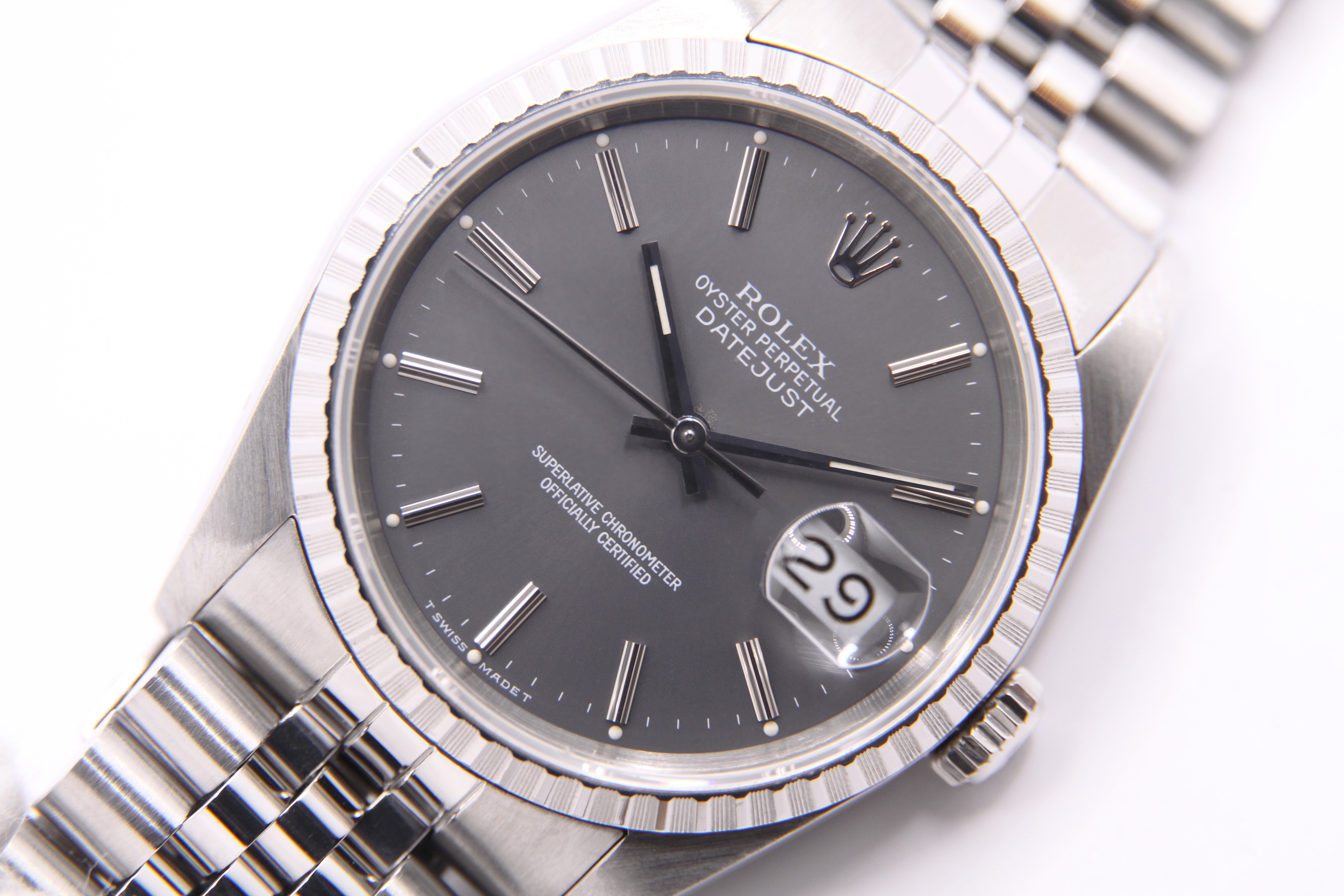 ロレックス デイトジャスト グレー / ROLEX DATEJUST Ref.16220 Gray