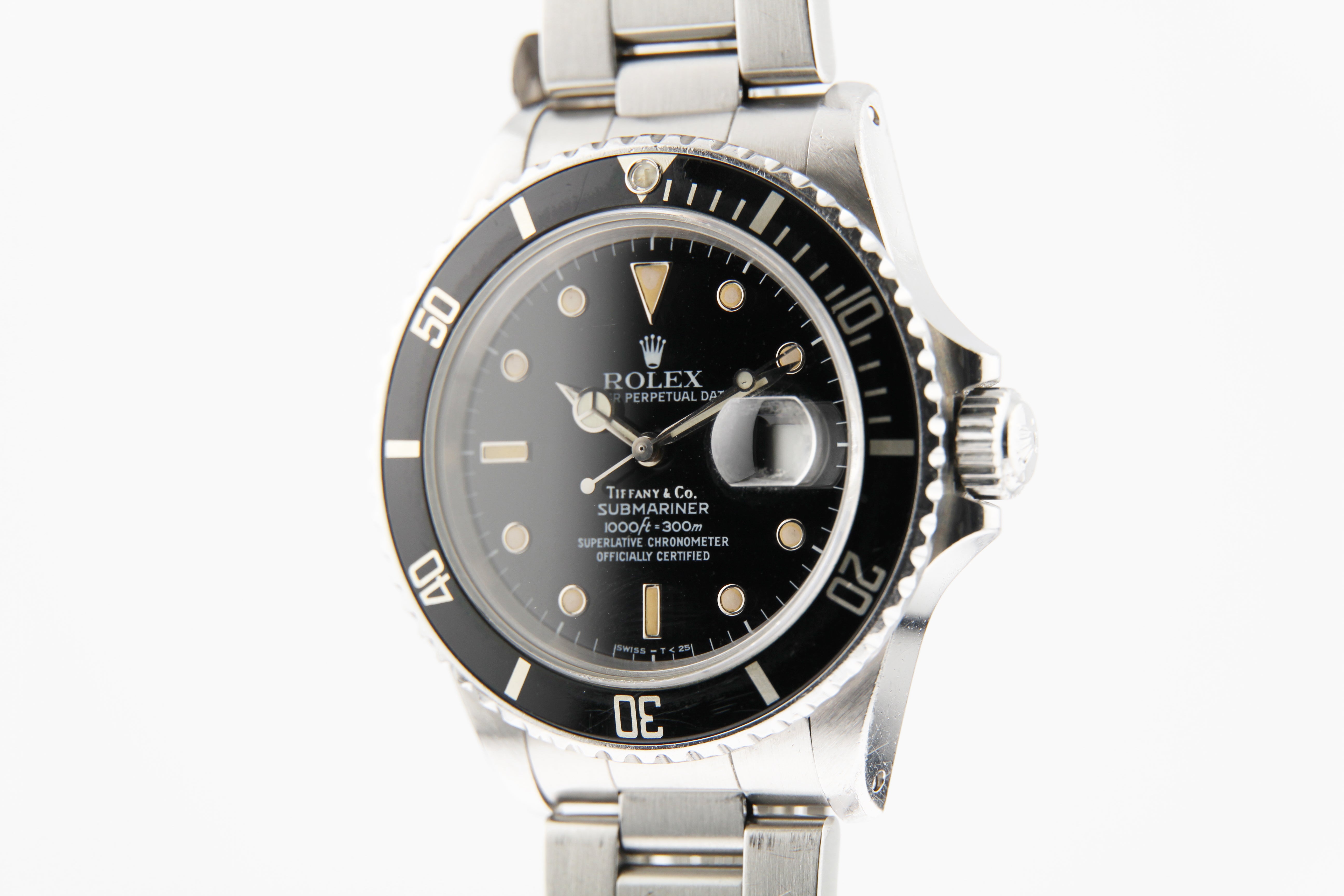 ロレックス ティファニー ダブルネーム トリプルゼロ サブマリーナーデイト / ROLEX Tiffany W named Submarin –  WatchTender