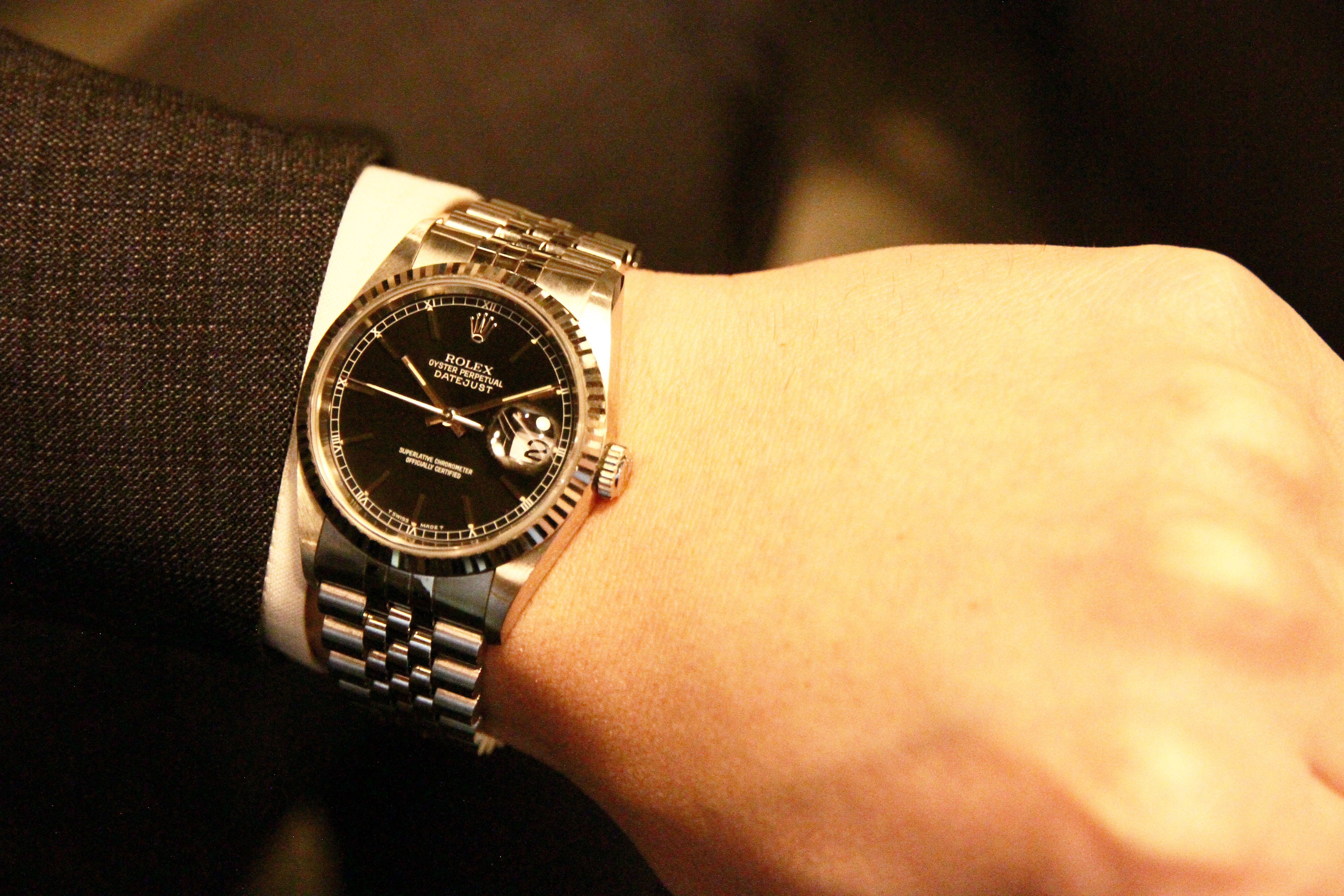 ロレックス デイトジャスト 黒 / DATEJUST Ref.16234 Black