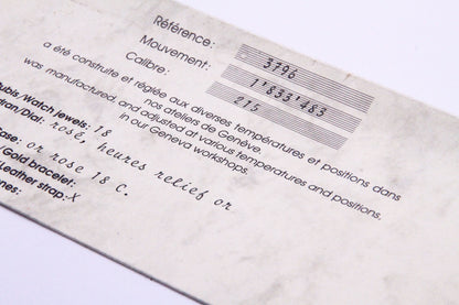 パテックフィリップ カラトラバ ローズゴールド シルバー文字盤 / Calatrava Silver Ref.3796R