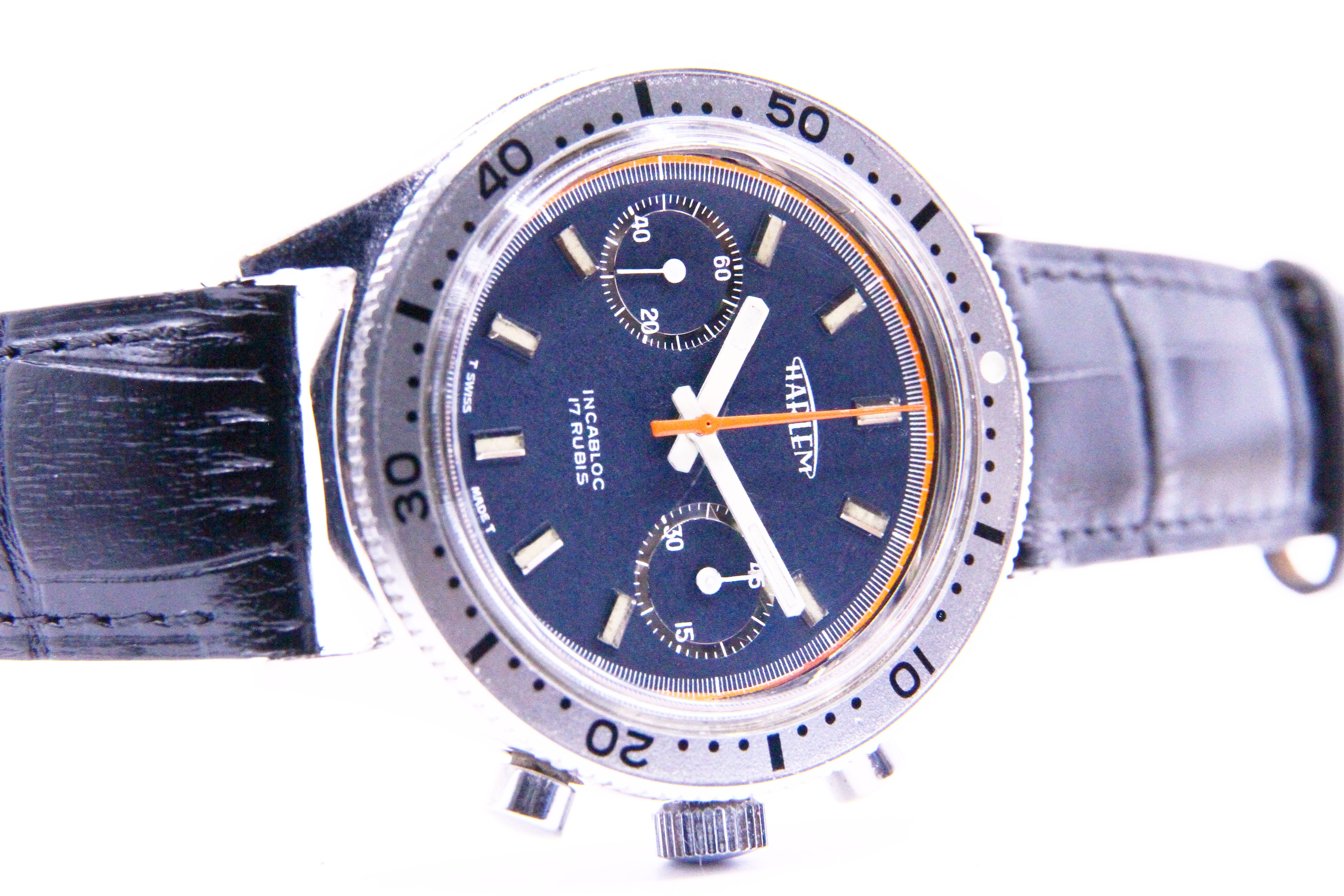 ハーレム (レオニダス・ホイヤー製) ヴィンテージ クロノグラフ 2reg / HARLEM (HEUER) Vintage chronograph  2reg