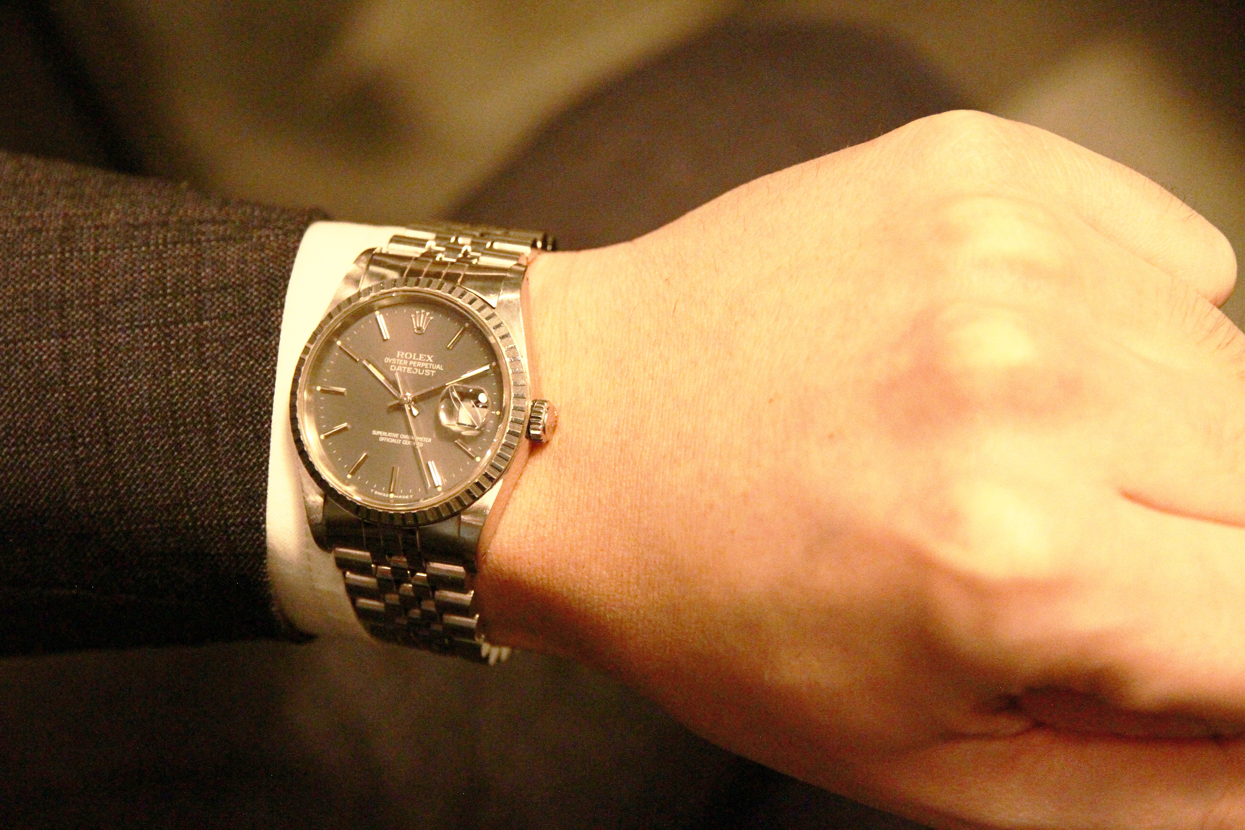 ロレックス デイトジャスト グレー / ROLEX DATEJUST Ref.16220 Gray